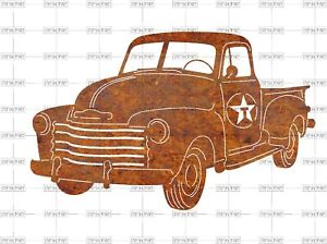 Details about DXF CNC Plasma Laser Cut Ready Vector 1951 Chevy Texaco  Delivery PU Digital Art.