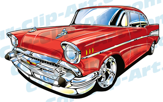 1957 chevy clipart.