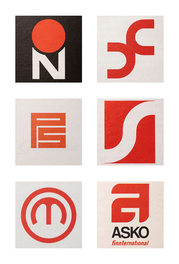 Scandinavian Logos from the 1960s and 70s.
