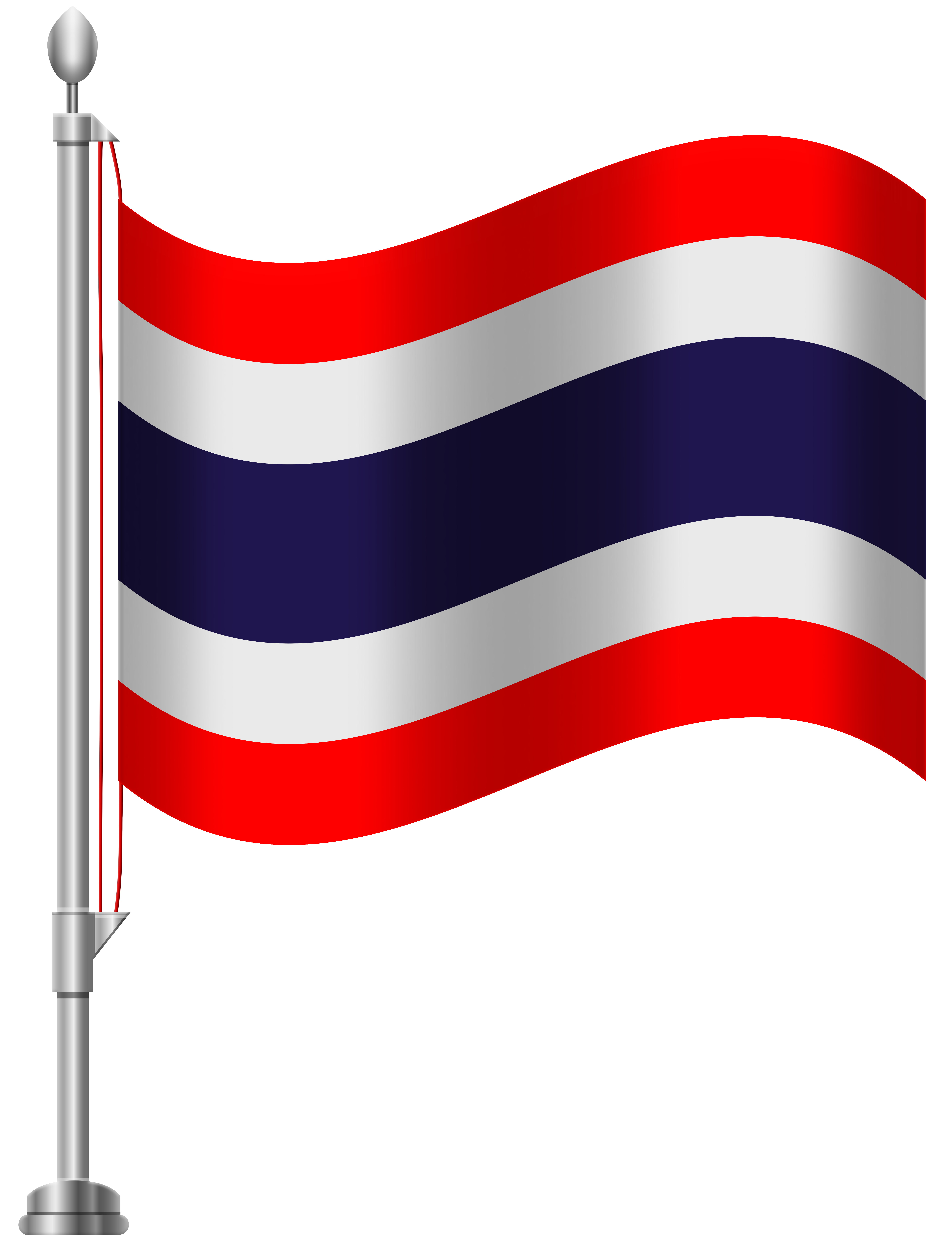 Thailand Flag PNG Clip Art.