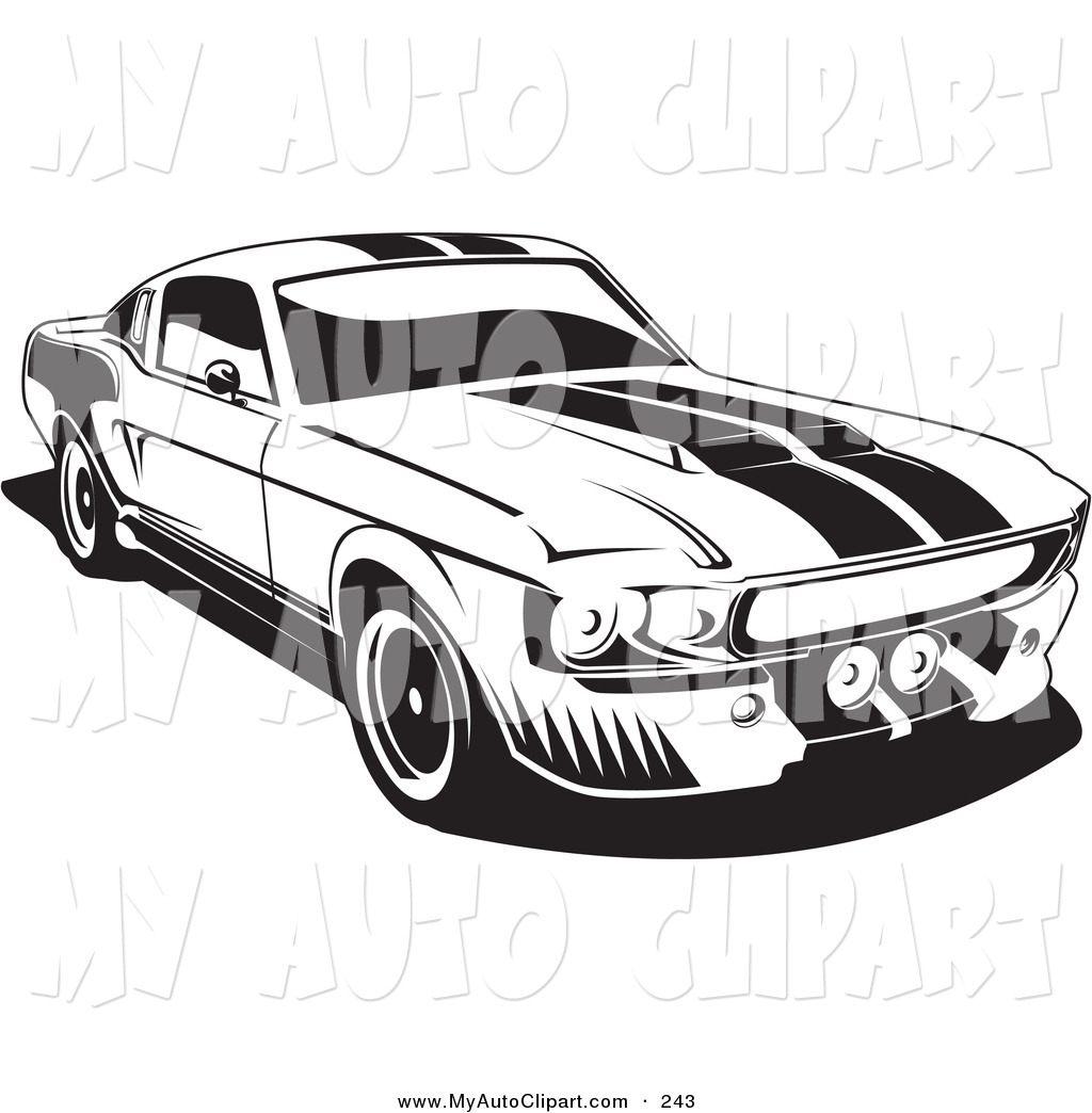 1155 Mustang free clipart.