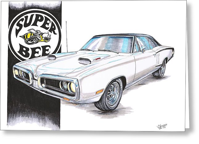 Dodge Super Bee Greeting Cards.
