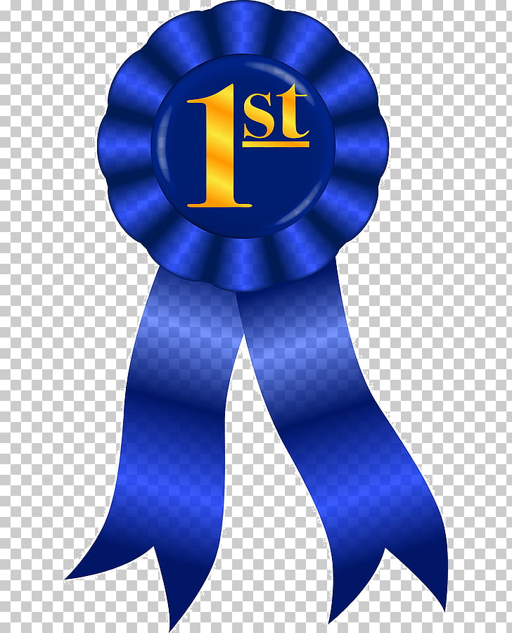 Blue ribbon Prize Award , 1st, 1st ribbon patches PNG.