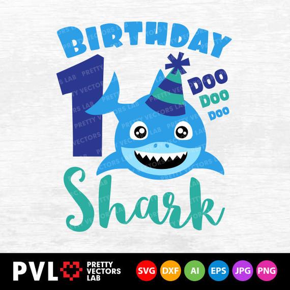 Free Free 89 1St Birthday Shark Svg SVG PNG EPS DXF File