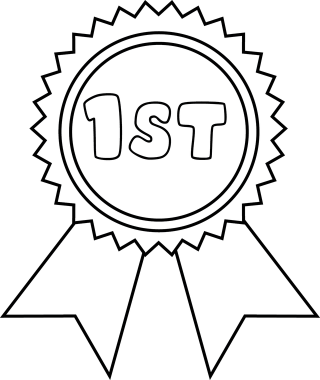 Medal clipart black and white, Picture #1631557 medal.