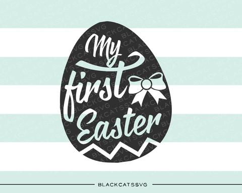 Easter SVG file Cutting File Clipart in Svg, Eps, Dxf, Png.