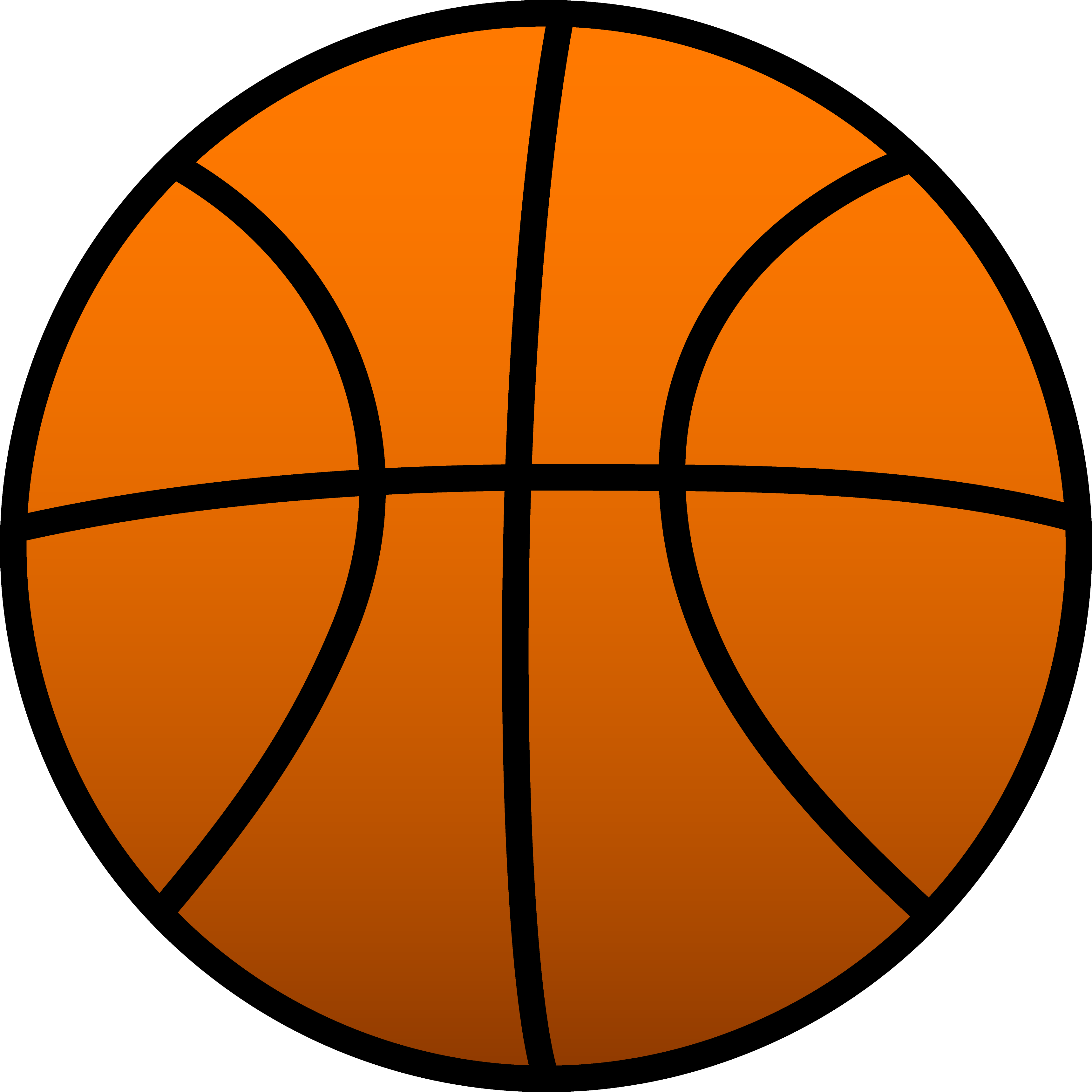 17560 Basketball free clipart.