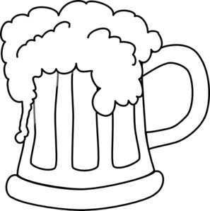 Beer Mug Outlined 2 Clip Art at Clker.com.