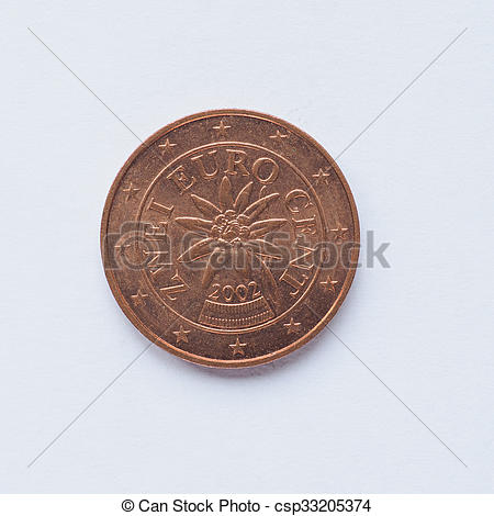 Picture of Austrian 2 cent coin.
