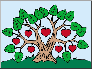 Clip Art: Family Tree 2 Color I abcteach.com.