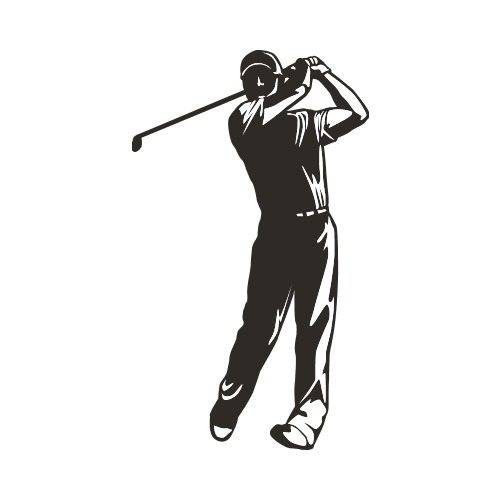 2 color golfer clipart 10 free Cliparts | Download images on Clipground ...