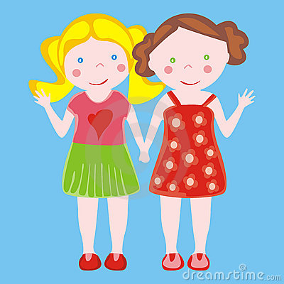 2 girls clipart 20 free Cliparts | Download images on Clipground 2023