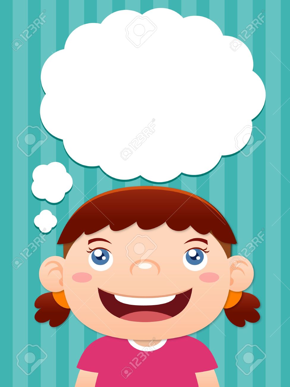 Girl thinking clipart free clip art image 2 image 2.
