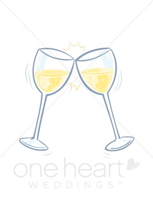 Clinking glasses clipart 2 » Clipart Station.