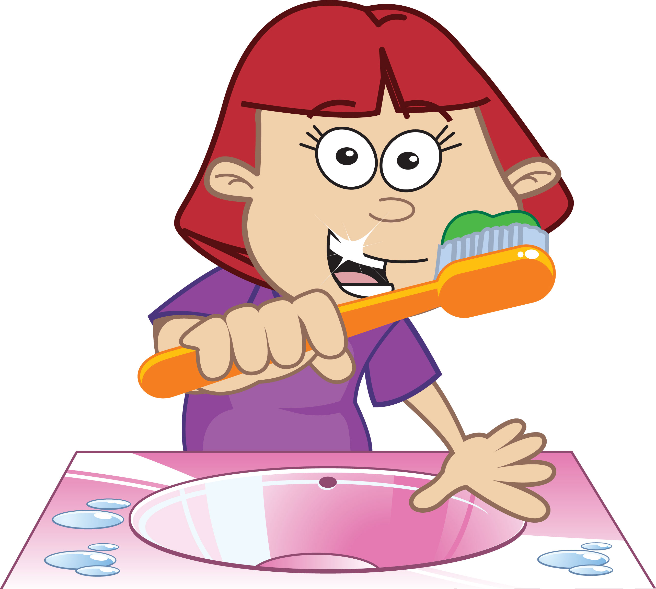 Clipart brush teeth logo more 2.