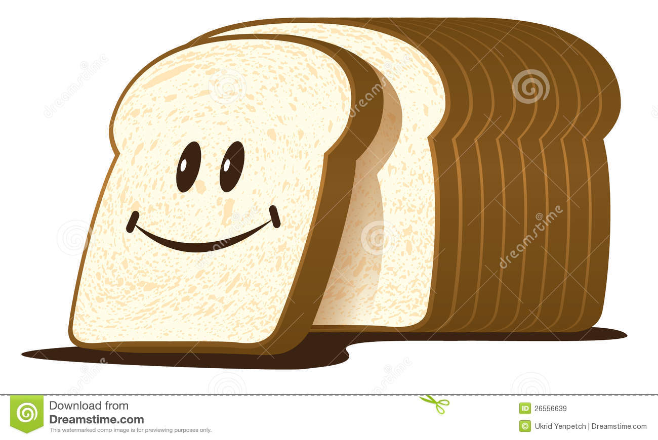 2 Slices Of Bread Clipart.