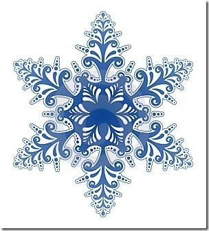 Snow Flakes Clip Art.