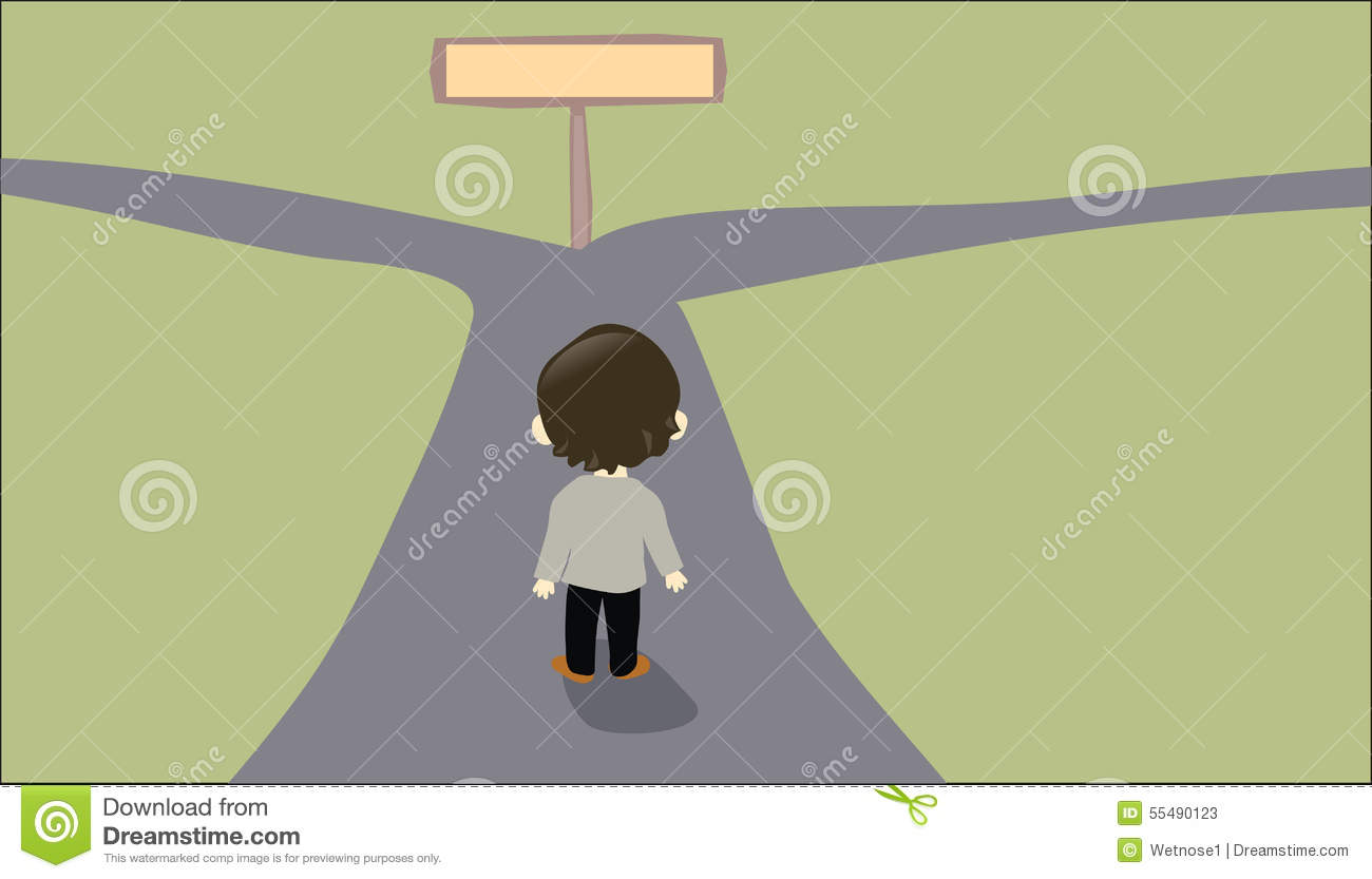 Path clipart two way, Path two way Transparent FREE for.
