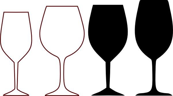 wine glass clipart.