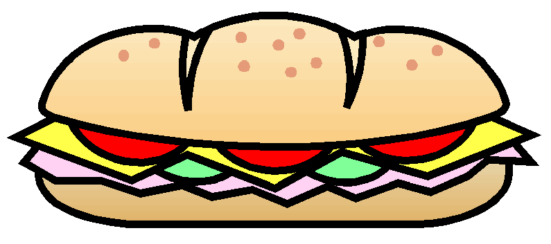 Sandwich Clipart #200.
