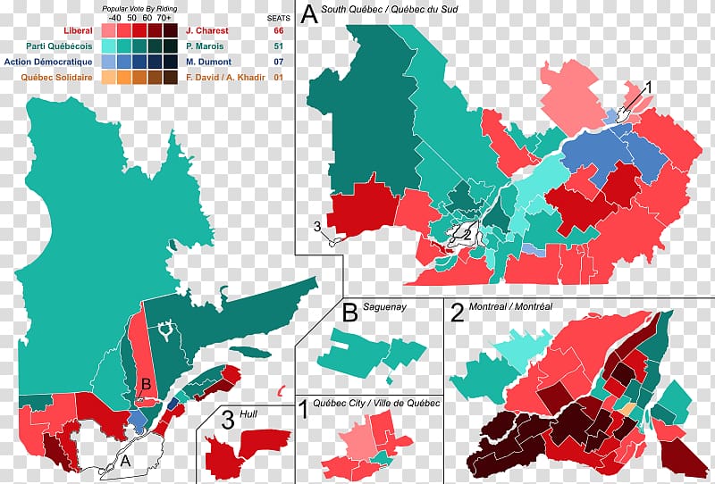 Quebec general election, 2018 Quebec general election, 2012.