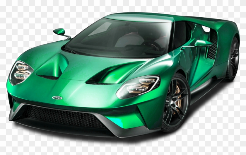 Green Sports Car.