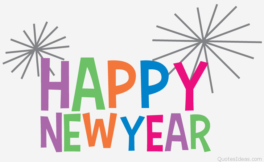 Free clip art Happy new year 2016.