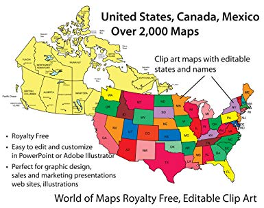 World of Maps Clip Art.