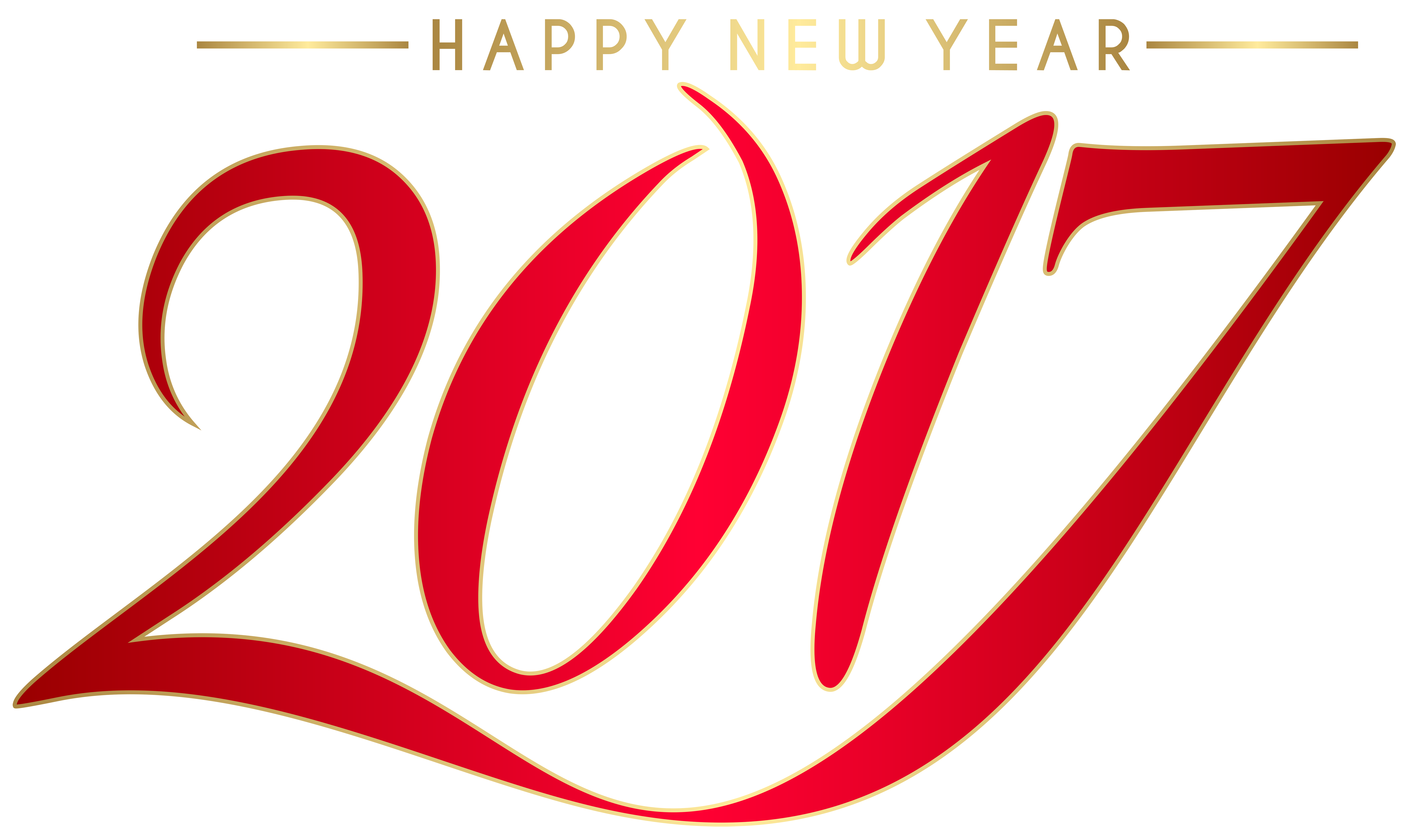 Red 2017 Transparent PNG Clip Art Image.