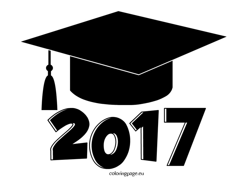 Graduation Cap Clipart 2017.