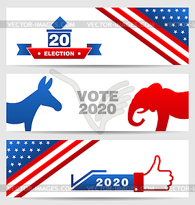 Presidential Election 0f USA 2020. Vote, Voting. Se.