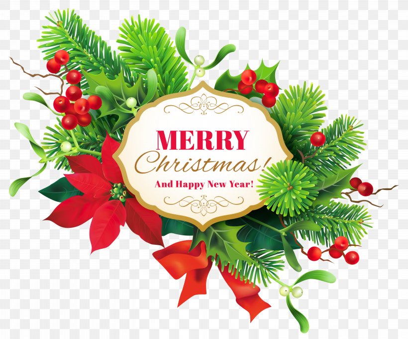 Christmas Decoration New Year Clip Art, PNG, 6087x5049px.