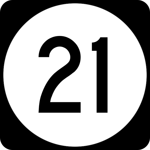Number 21 clipart.