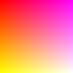 List of monochrome and RGB palettes.