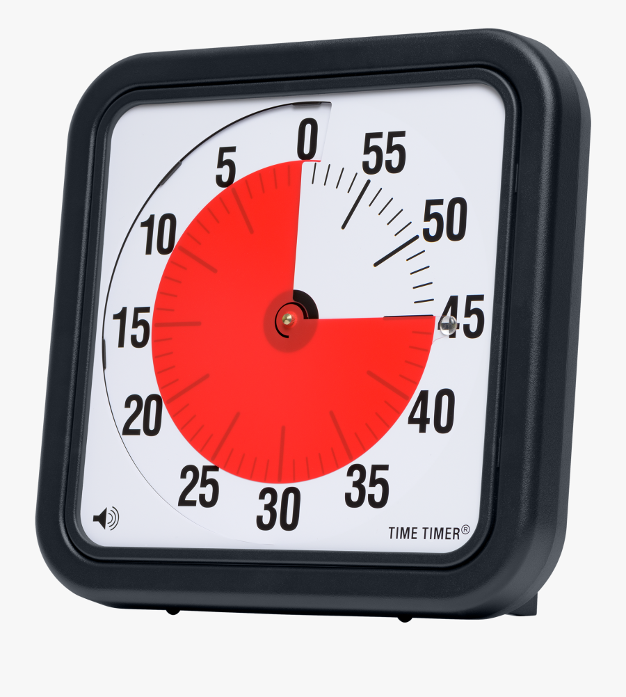 Clip Art Set Timer For 45 Minutes.