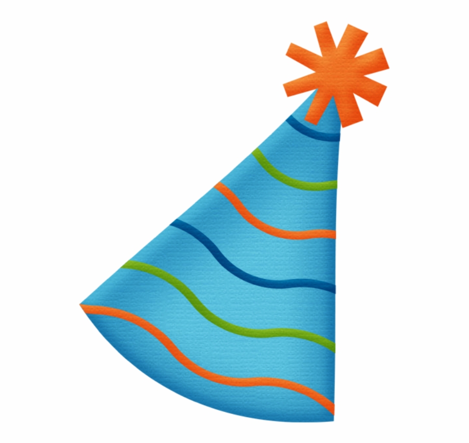 Birthday Hat Png Blue.