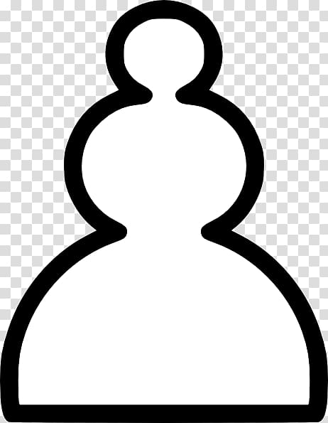 Chess piece Pawn , 2d Chess transparent background PNG.