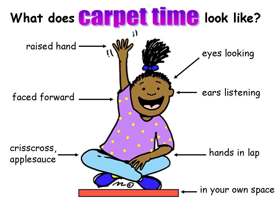 Carpet time poster.