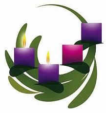second sunday of advent candles clipart.