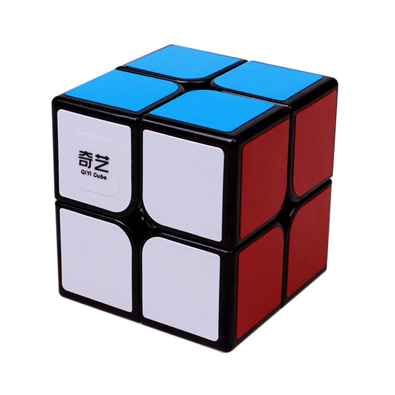 Mipozor Qiyi Qidi 2x2 Stickerless Magic Cube Mofangge Mfg Qidi S 2x2x2  Color Speed Cube Gift Puzzle.