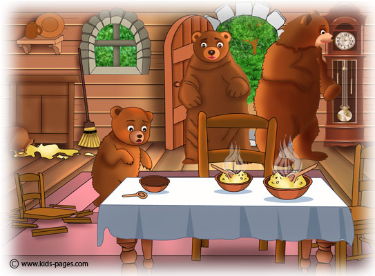 Listening And Speaking : Goldilocks And The Three Bears.