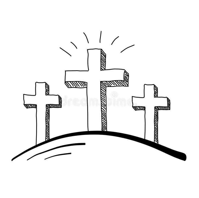 3 Crosses On A Hill Clipart 20 Free Cliparts Download Images On 