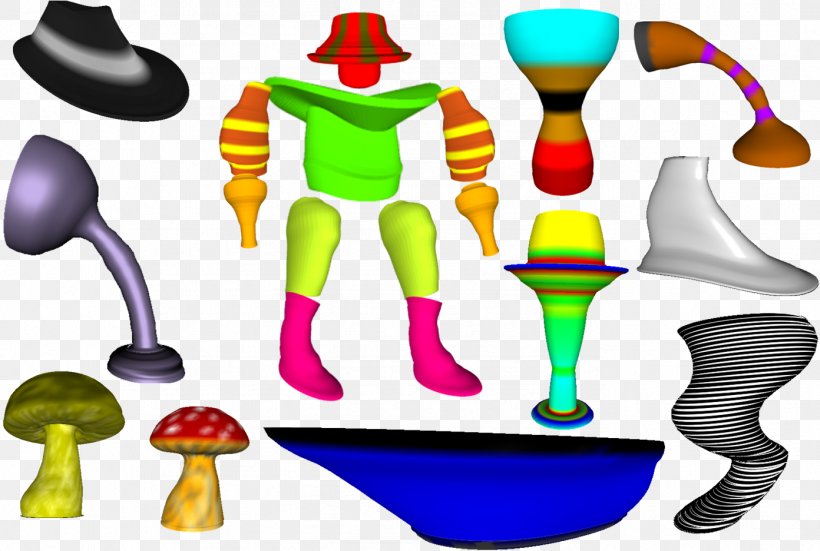 3 dimensional shapes clip art