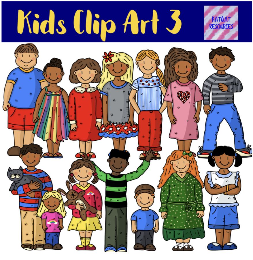 3 kids standing still clipart clipart images gallery for.