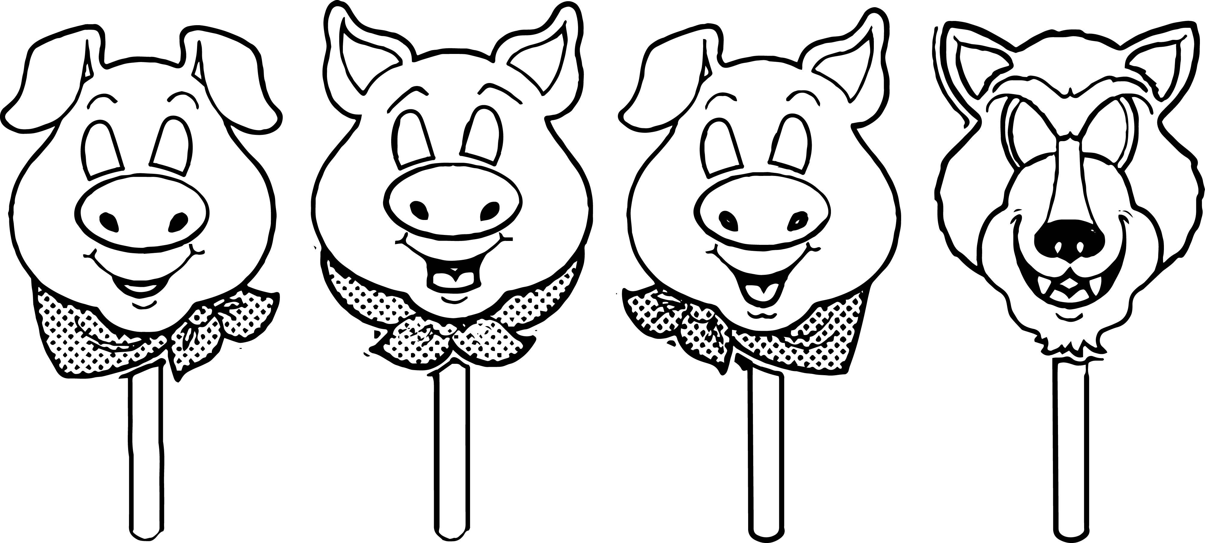 3 Little Pigs Clipart Black And White 10 Free Cliparts Download 