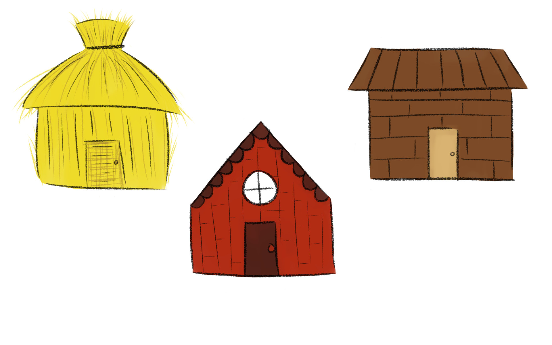 Three Little Pigs Houses Clipart 10 Free Cliparts Download Images On 