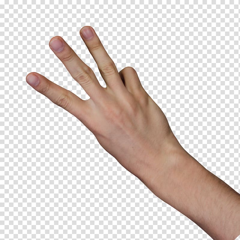 Nail Thumb Digit Finger, 3 fingers transparent background.