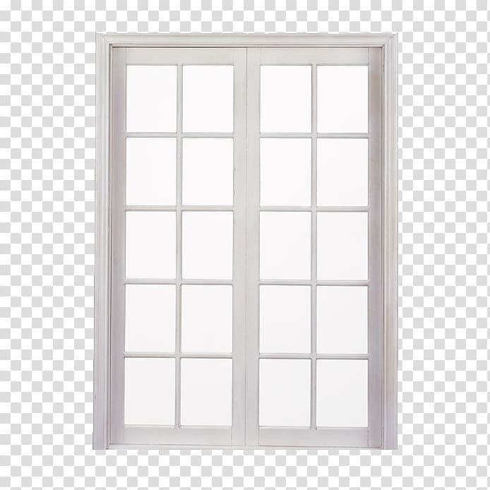 Sash window frame House, White square windows transparent.