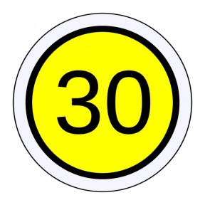 Number 30 Clipart.