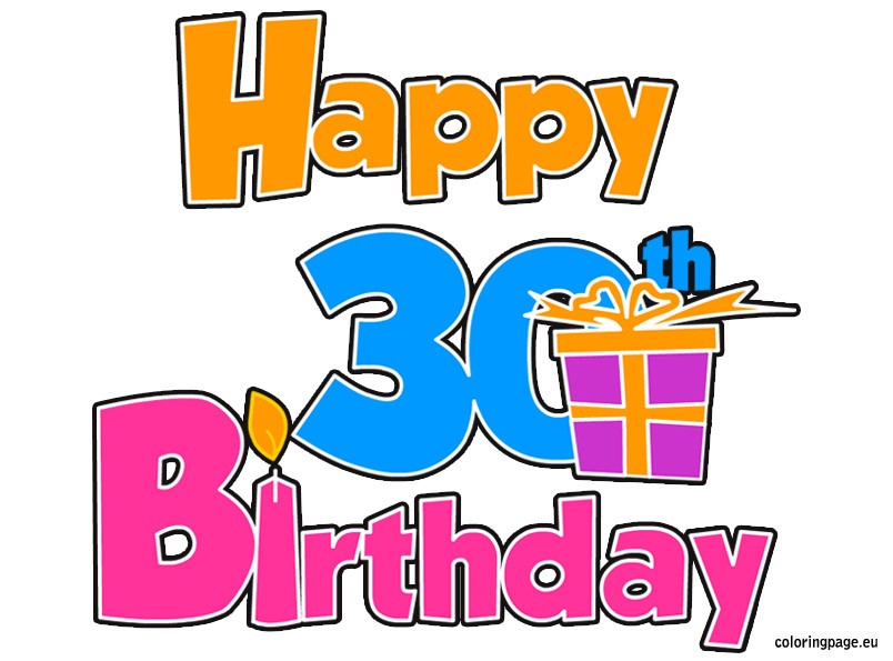 30th Birthday Clip Art Images 20 Free Cliparts Download Images On 